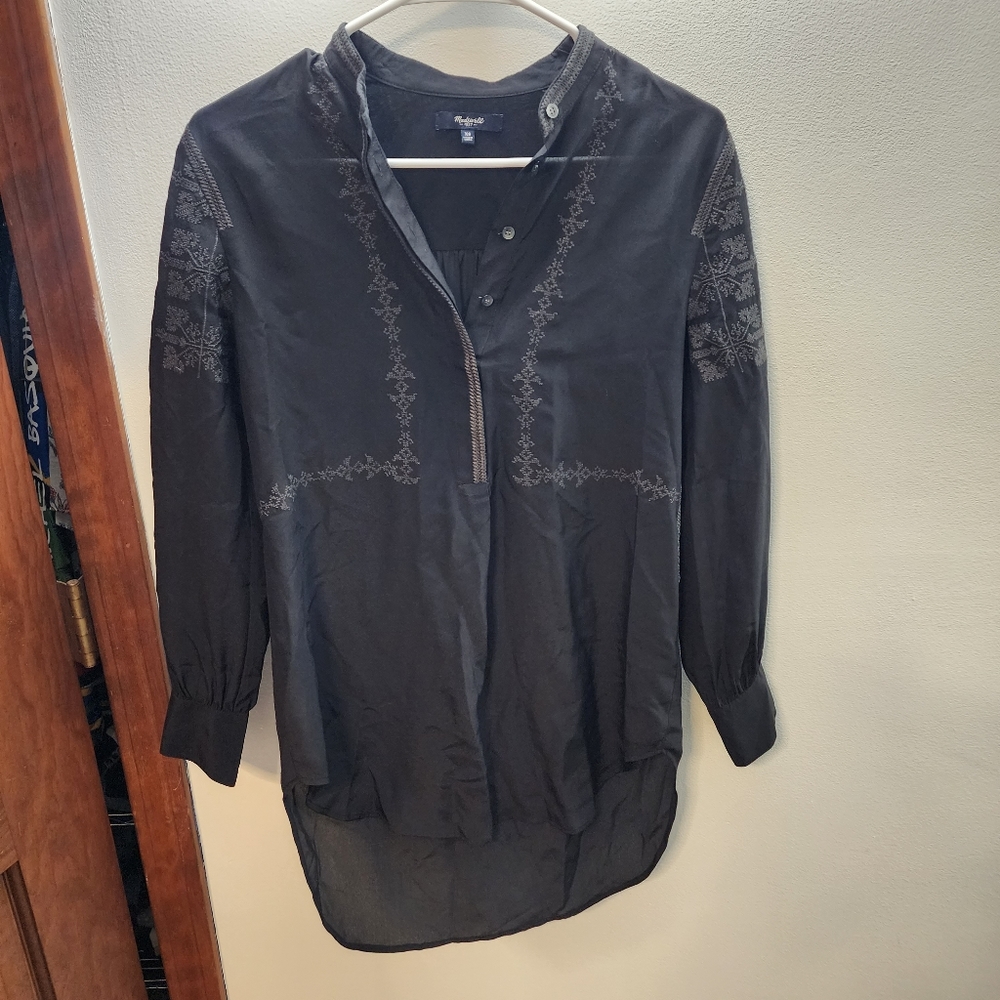 Madewell silk blouse